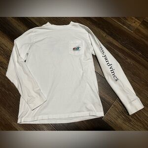 Vineyard Vines boys L 16 whale skiing long sleeve